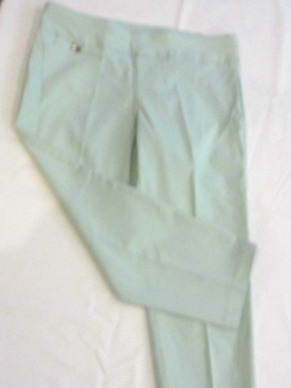Alfani Mint Green Stretch Pull-on Capris